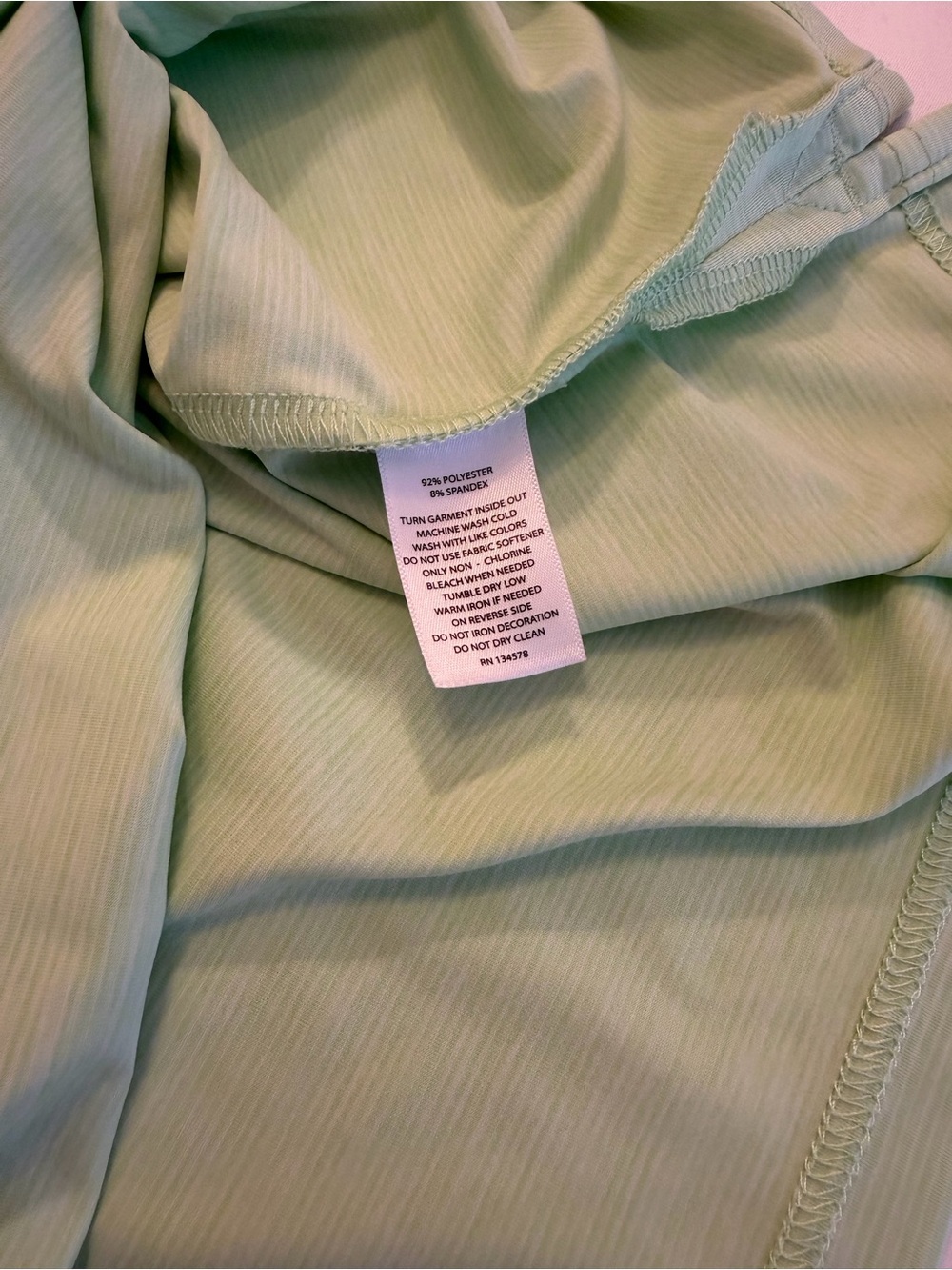 Vineyard Vines Boys’ Performance Sankaty Stripe Polo Mint Green & White Size L - Picture 5 of 7